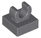 Tile Special 1 x 1 with Clip with Rounded Edges